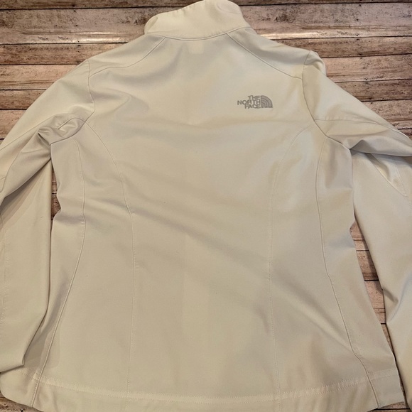 The North Face Women’s Ivory Full Zip Apex Soft Shell Sz S - Picture 2 of 3